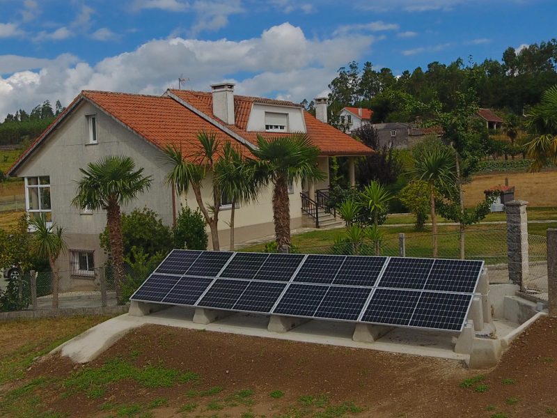 Instalación fotovoltaica vivienda unifamiliar